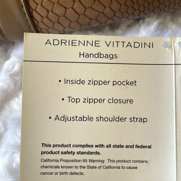 Adrienne Vittadini “The Greenwich Collection” Double Handle Shopper, Taupe - Picture 14 of 15